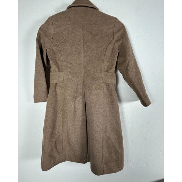 Rothschild Girls Size 6X Brown Wool Blend Coat Classic Winter Outerwear Buttons - Picture 2 of 10